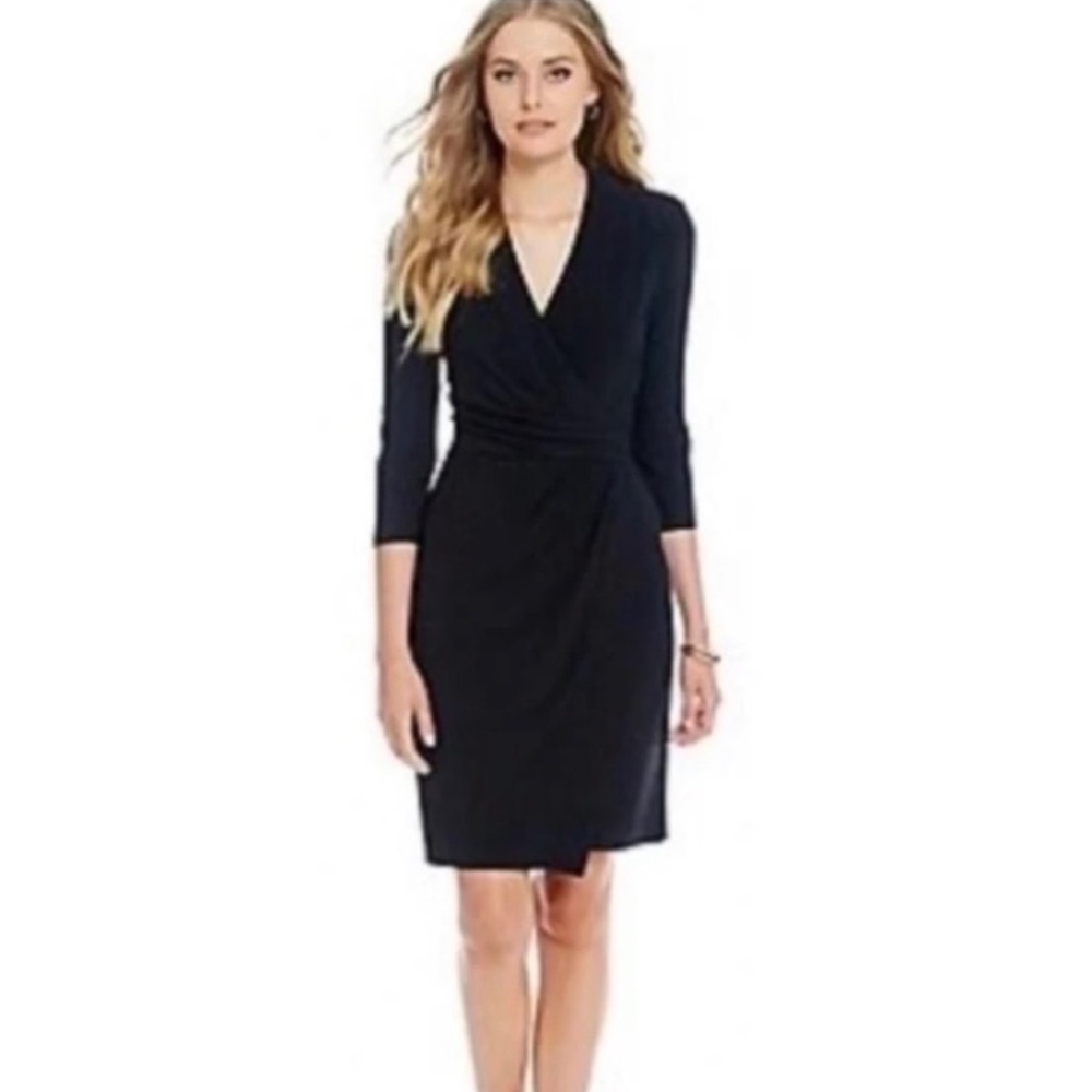 The Limited Black Long Sleeve Wrap Dress Size XS